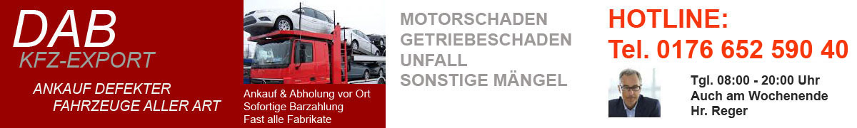 Ankauf defekter Autos in Garmisch-Partenkirchen und ganz Bayern.